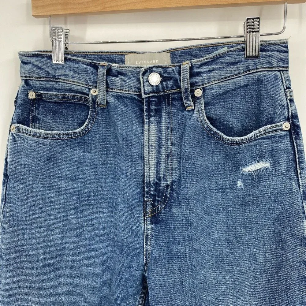 Everlane Women's High Rise Jeans - Blue - Picture 2 of 12